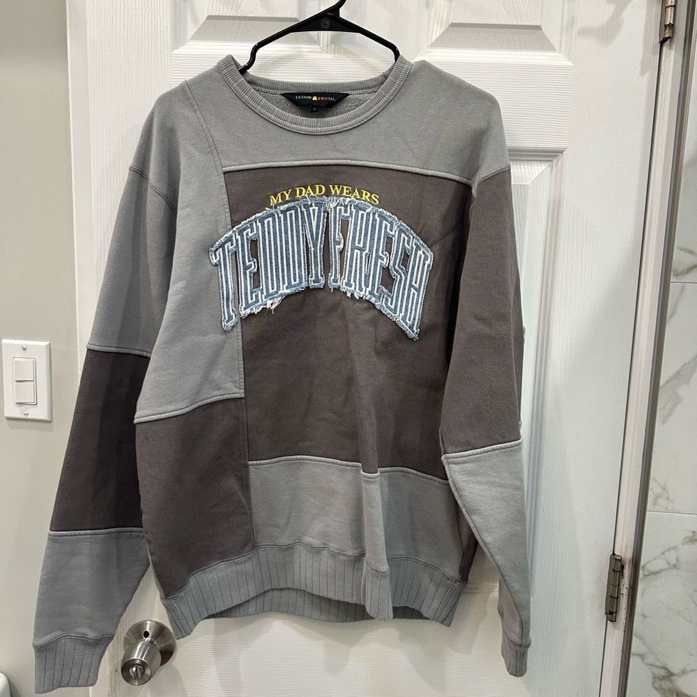 Teddy Fresh My Dad Wears Teddy Fresh Crewneck Sweatshirt